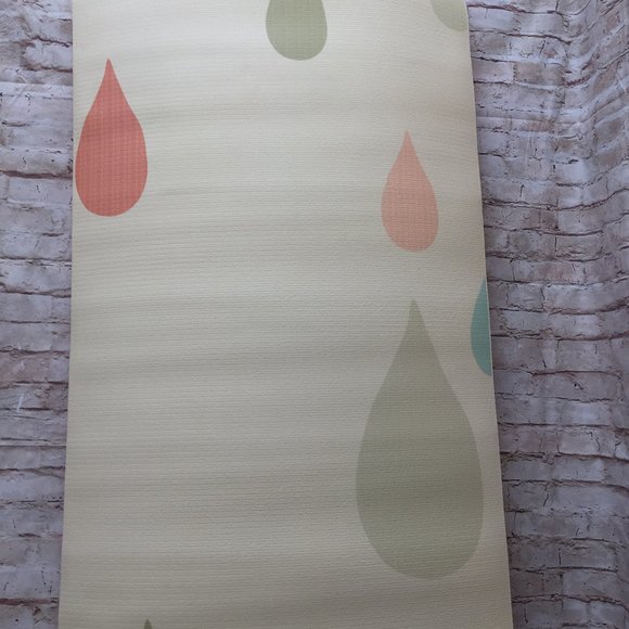 Yoga Mat Very Sarie Rainy Days 24”x72” - Picture 3 of 8